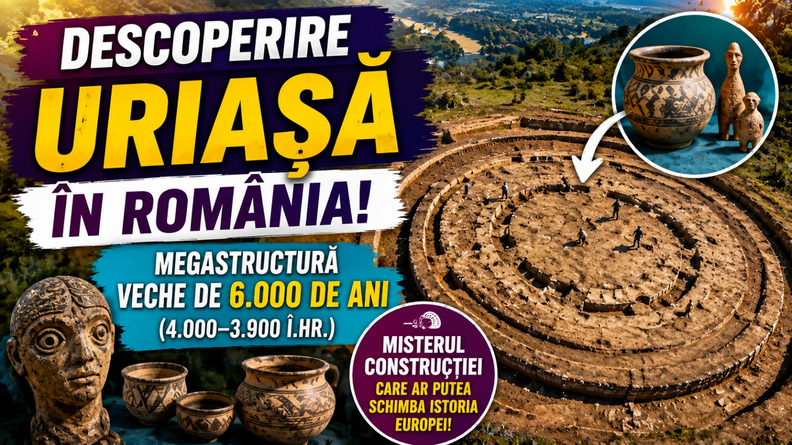 Arheologii au descoperit în România o megastructură veche de 6.000 de ani. Misterul construcției care ar putea schimba istoria Europei