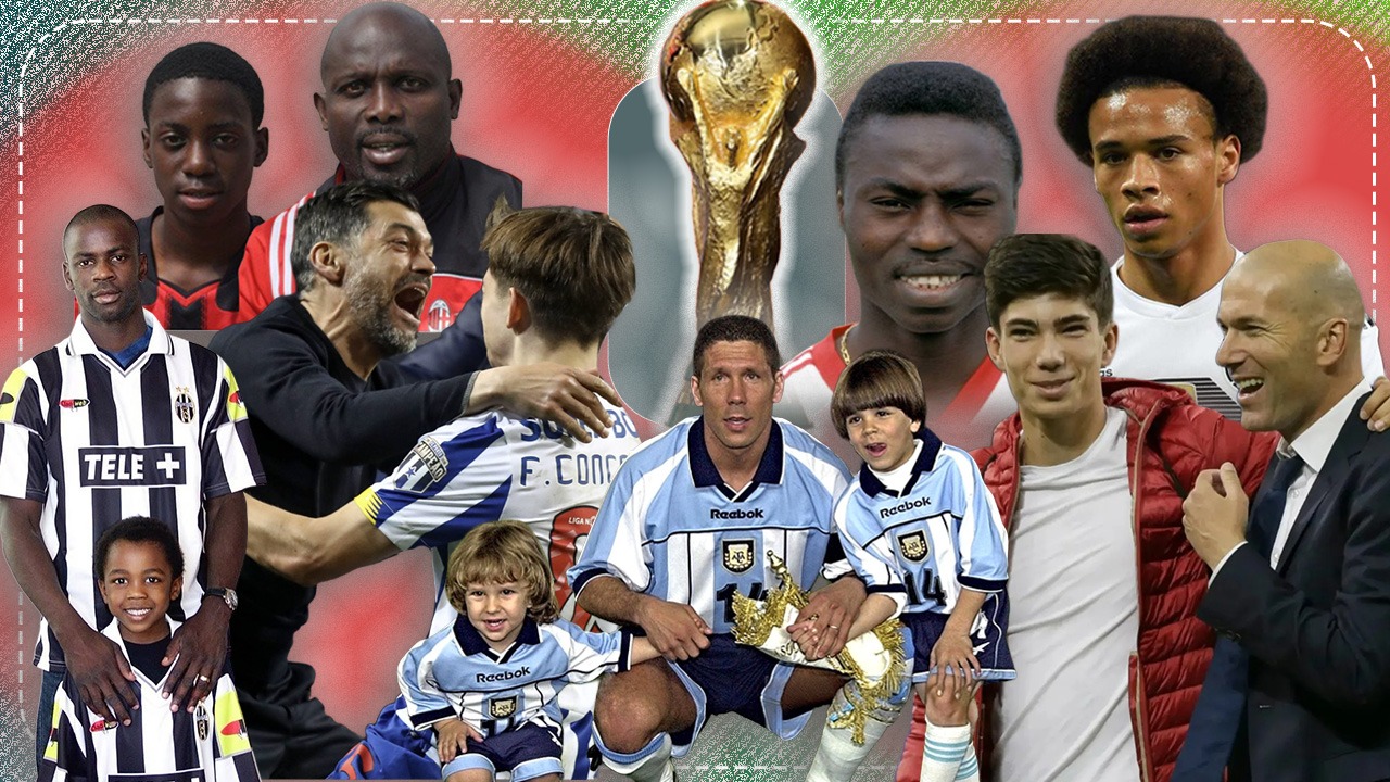 Colaj cu jucători de la CM 2026 care au părinți fotbaliști la turnee finale