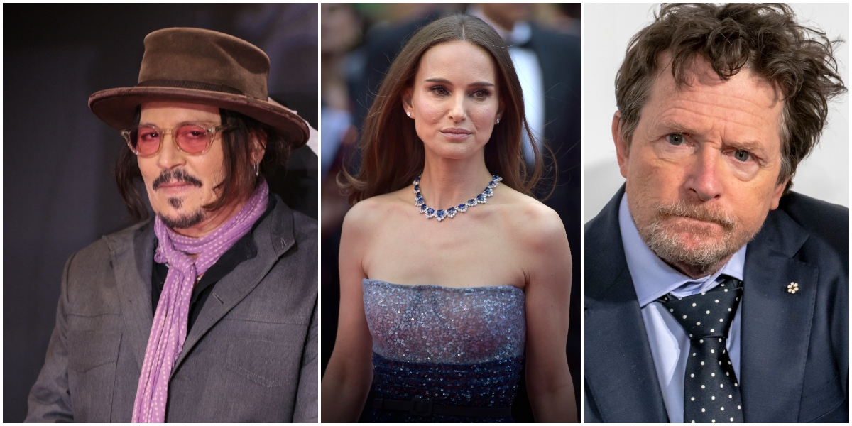 Johnny Depp, Michael J. Fox și Natalie Portman