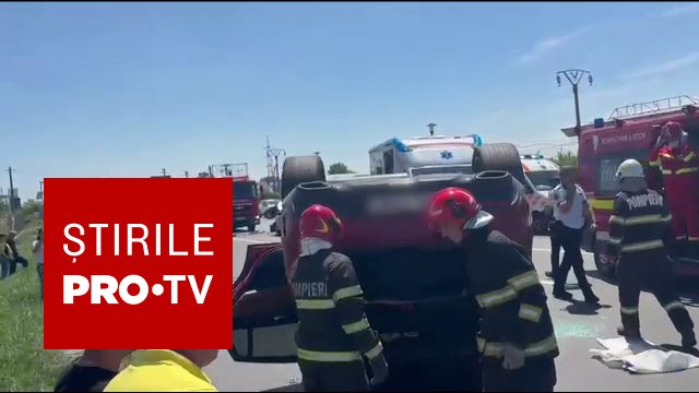 Accident rutier pe DN 2 la ieșirea din Focșani