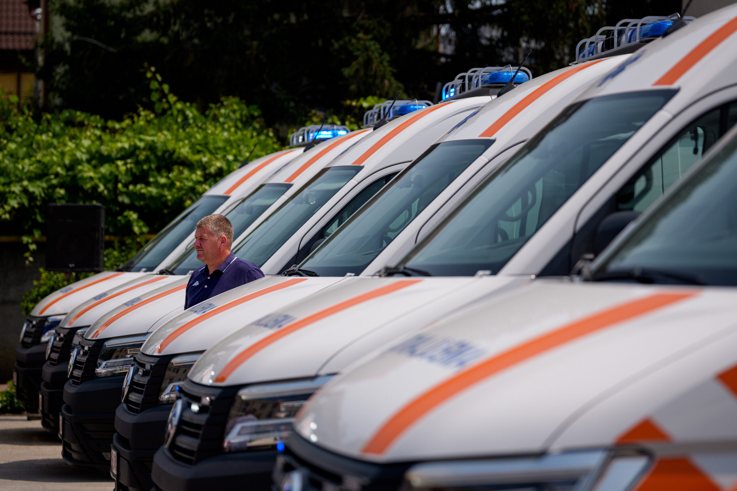 Accident ambulanță autoturism Hârlău