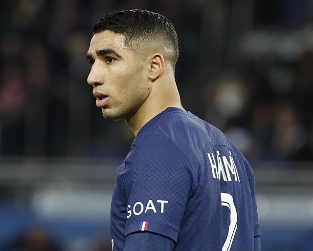 Achraf Hakimi în timpul unui meci