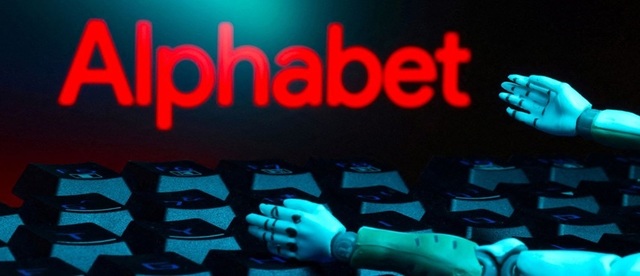 Grafic cu scăderea acțiunilor Alphabet