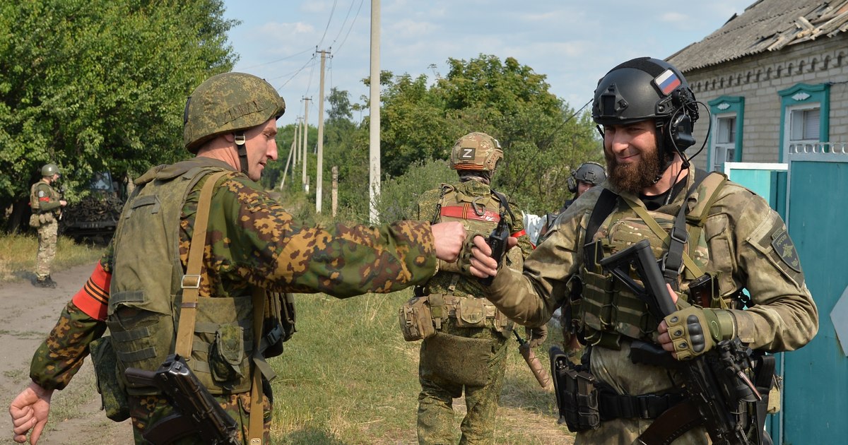 Soldați ruși pe frontul din Ucraina