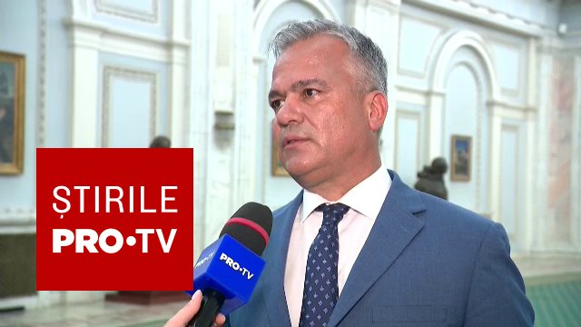 Adrian Veștea, premierul desemnat, în cadrul unei conferințe de presă