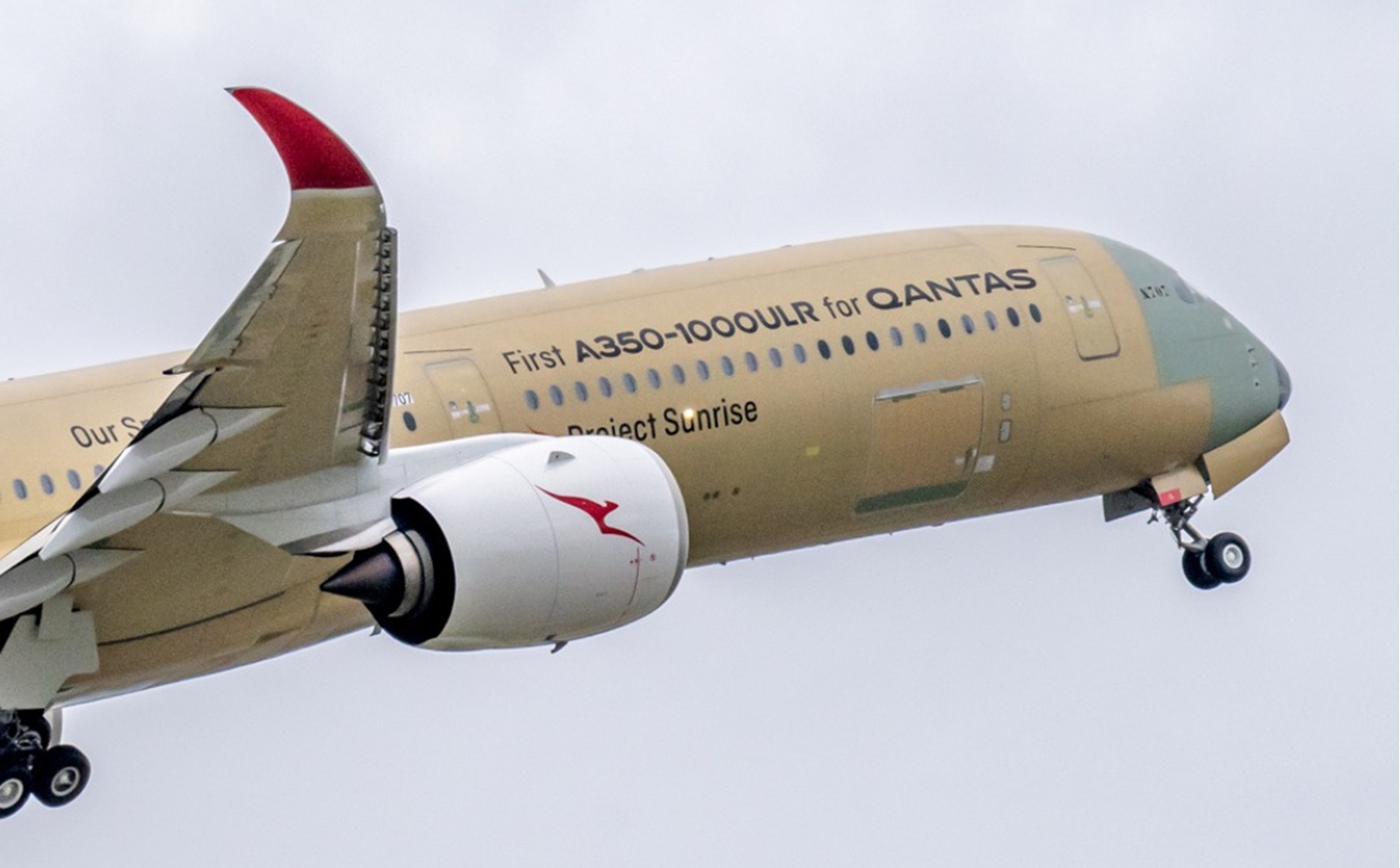 Airbus A350-1000 ULR, capabil să zboare Sydney-Londra, a efectuat primul zbor de test