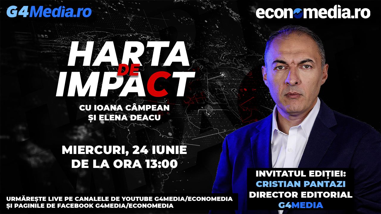 Analiză politică în emisiunea „Harta de impact” cu Cristian Pantazi, miercuri de la ora 13.00