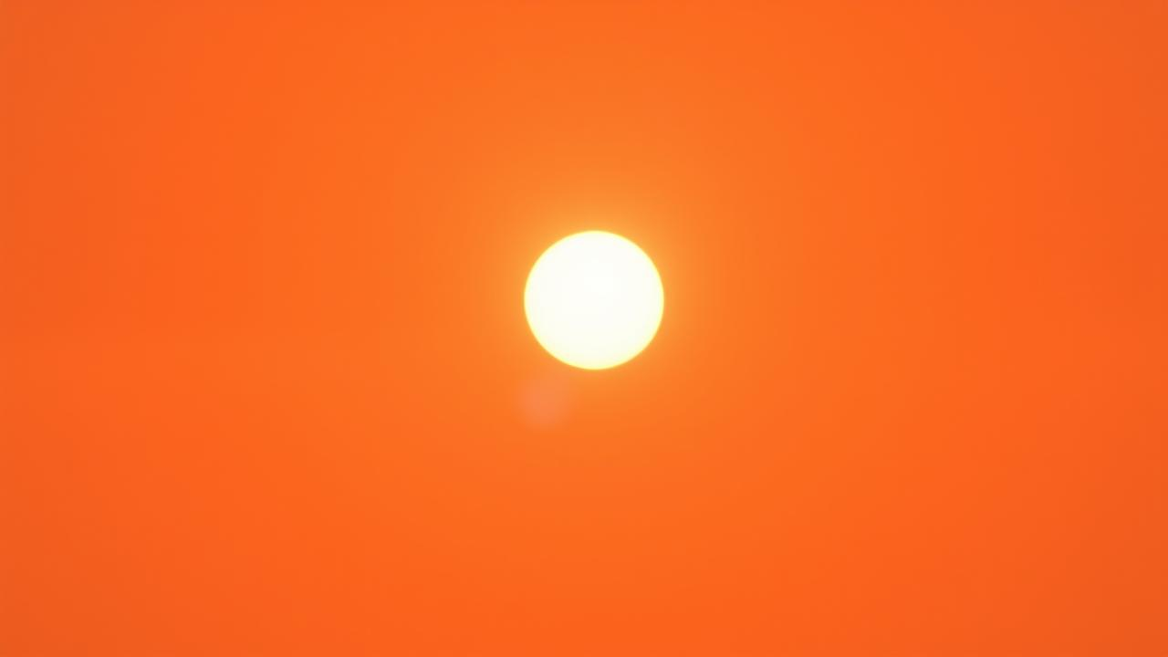 Hartă meteo cu avertizări de caniculă în România