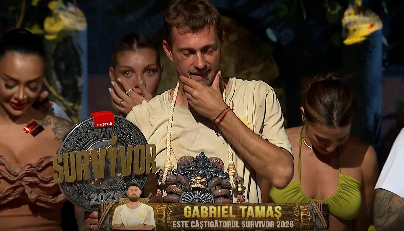 Gabi Tamaș în timpul finalei Survivor 2026