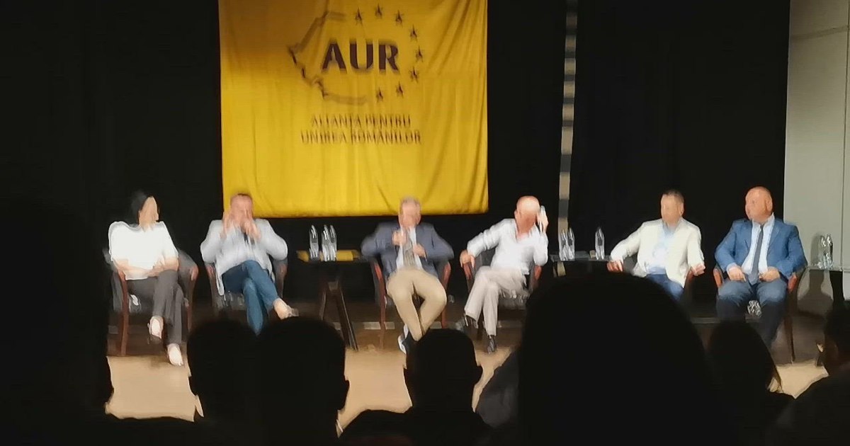 Conferință AUR la Slatina cu Dan Dungaciu și Petrișor Peiu