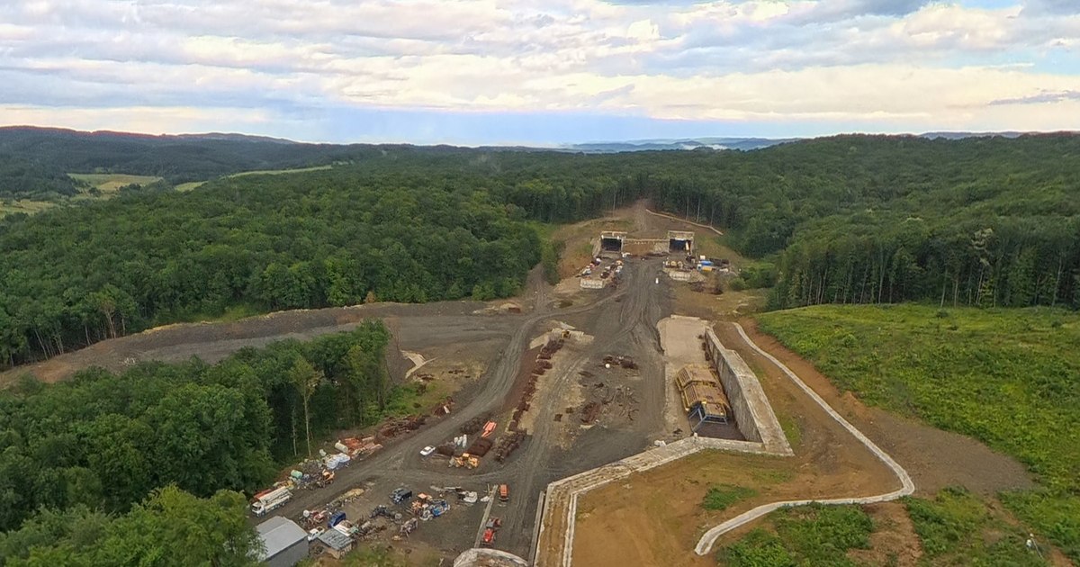 Lucrări la tunelul de pe Autostrada A1 Lugoj-Deva