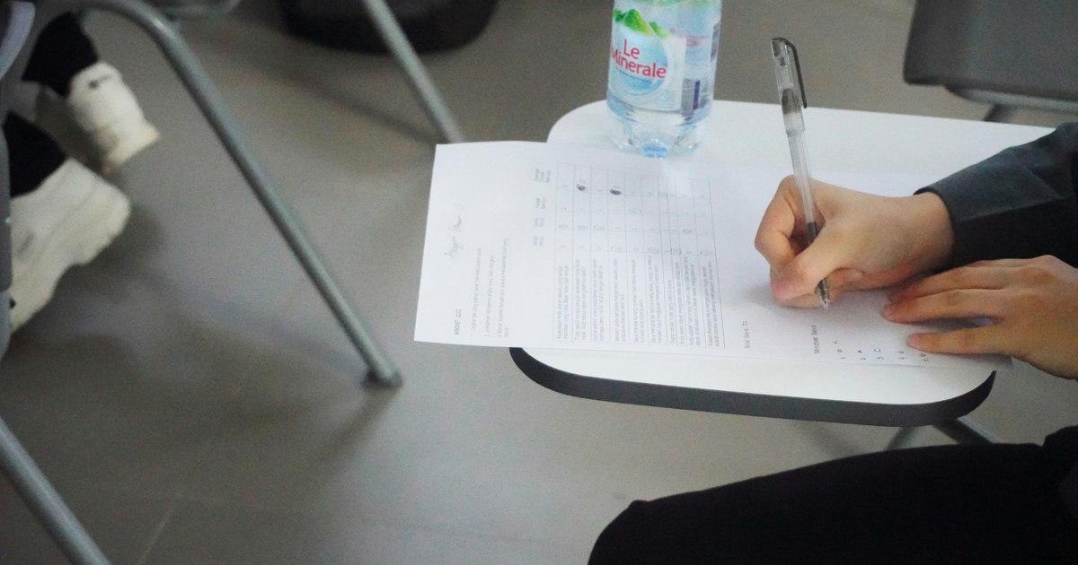 Elevi la examenul de Bacalaureat