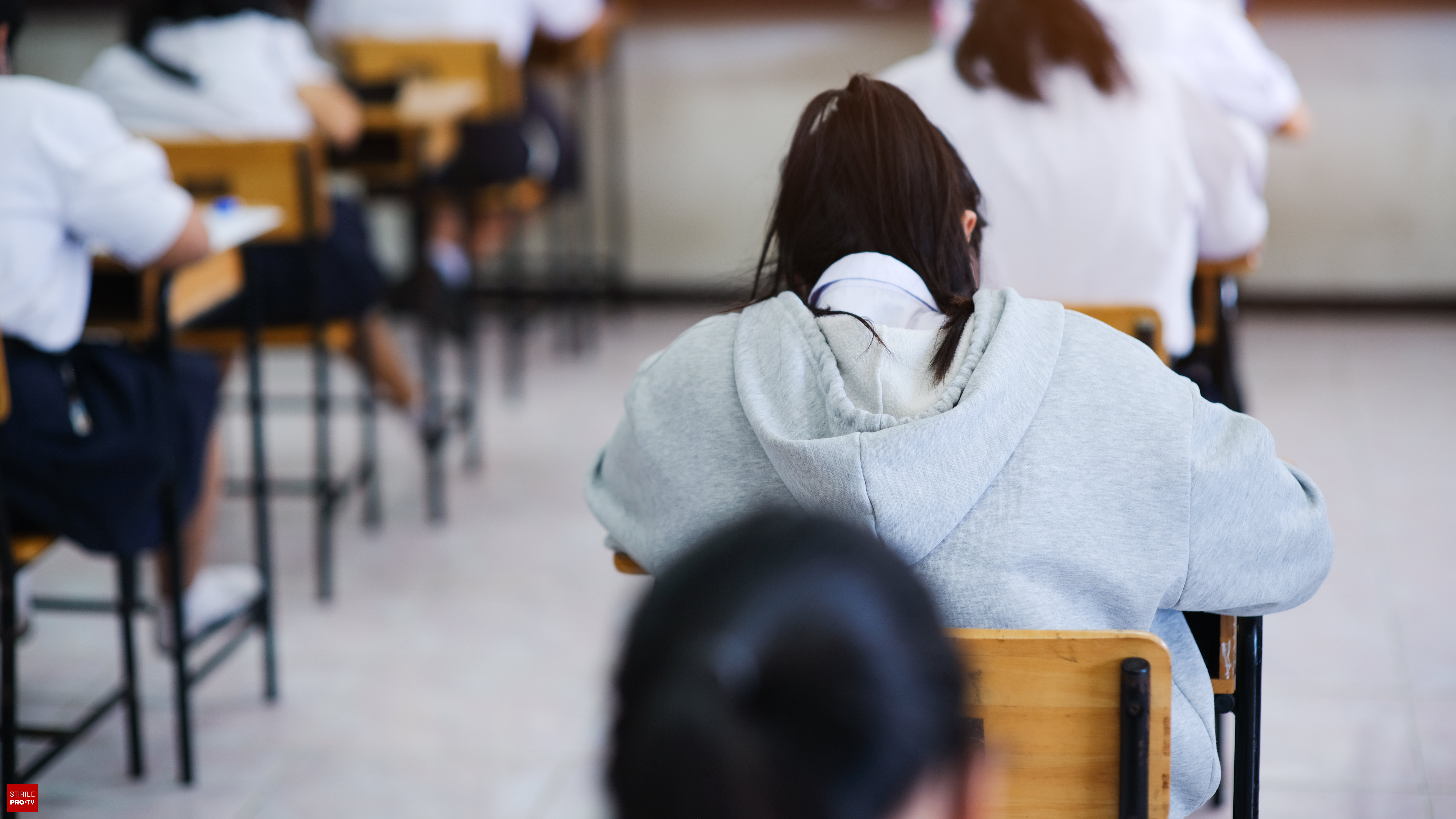 Elevi la examenul de Bacalaureat