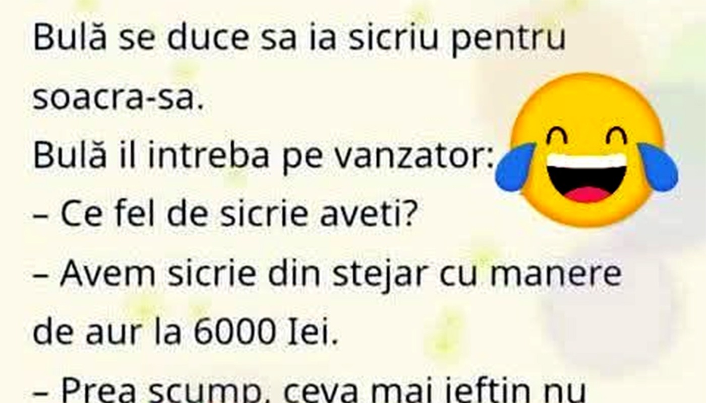 Banc cu Bulă: Adu soacra să-i montăm mânere! – glume de weekend