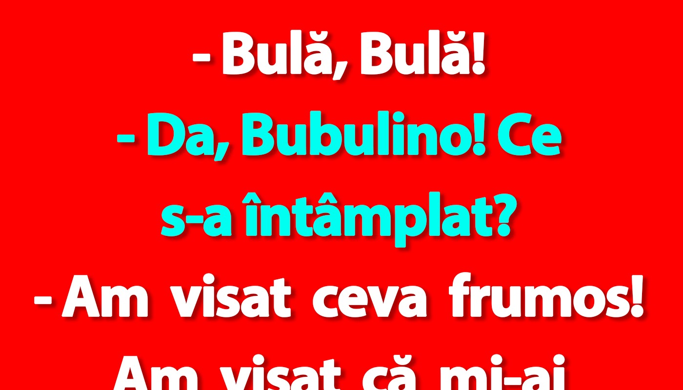 Banc de început de săptămână: Bulă, Bubulina și poșeta de 1.000 de euro