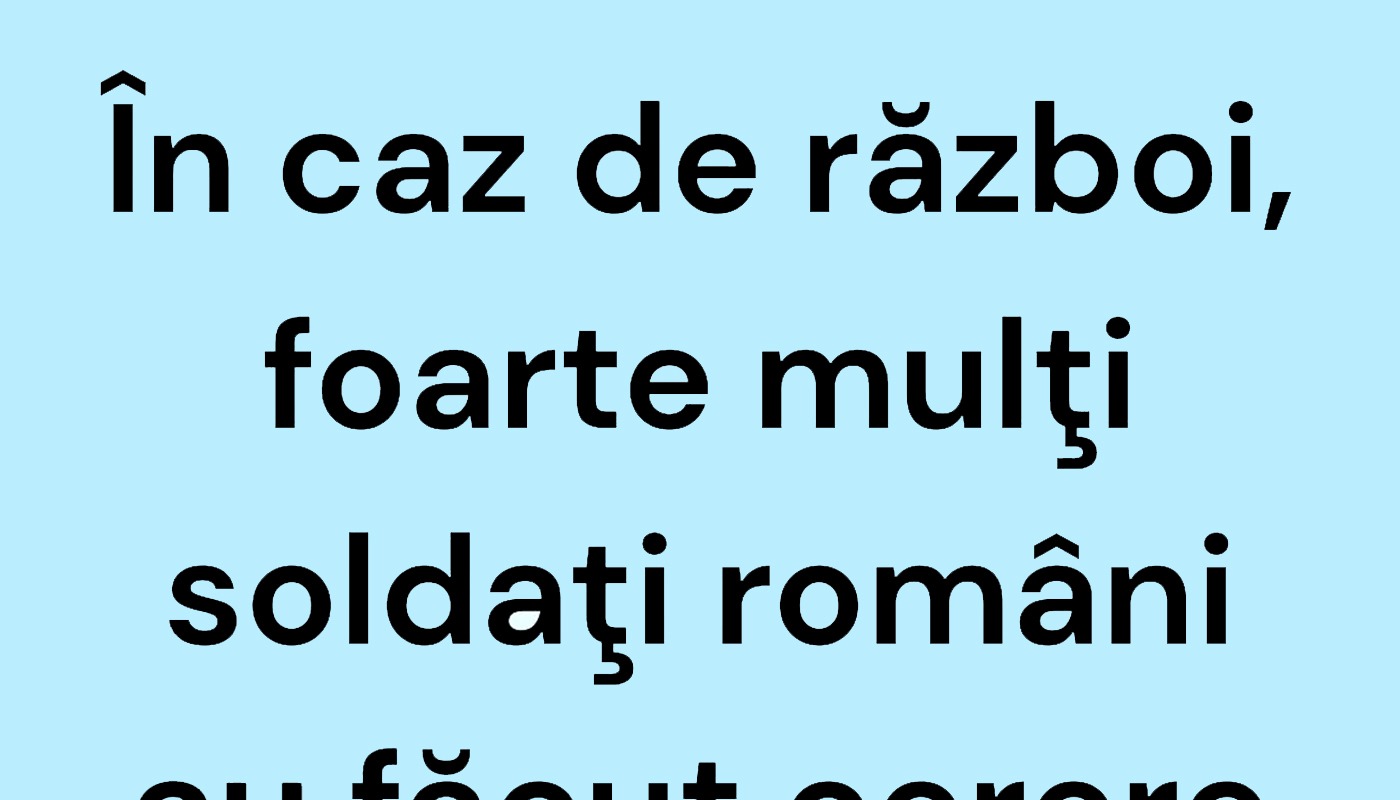Bancul zilei: Soldații români cer să lucreze de acasă în caz de război