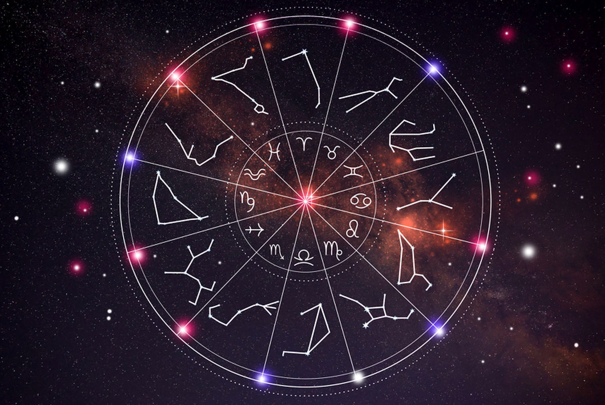 Trei simboluri zodiacale: Berbec, Săgetător, Vărsător