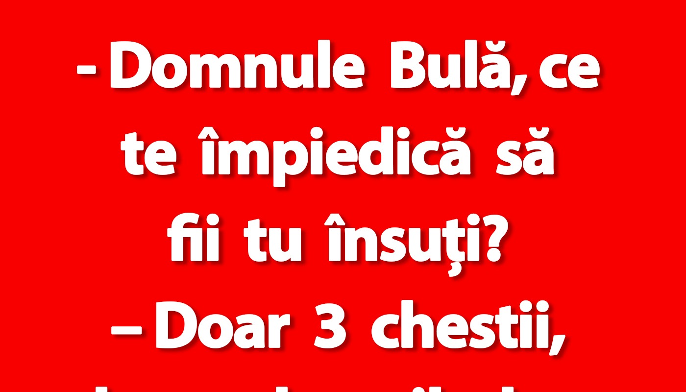 Bulă, ce te împiedică să fii tu însuți? Răspunsul: Codul Penal, drepturile omului și Sfânta Scriptură