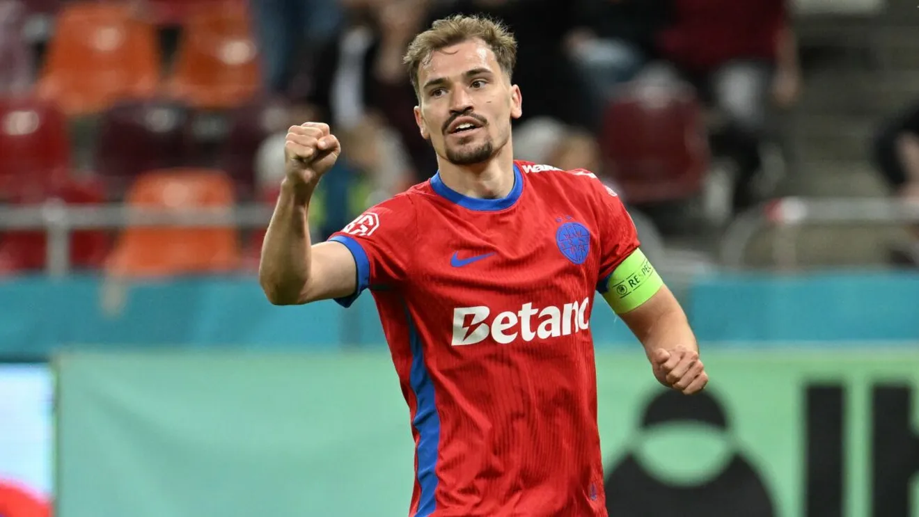 Darius Olaru în tricoul FCSB