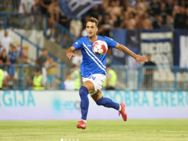 CFR Cluj și Rapid, interesate de transferul muntenegreanului Vasilije Cavor