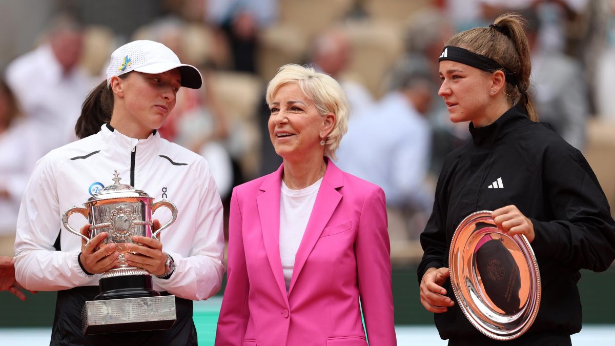 Chris Evert la un turneu de tenis