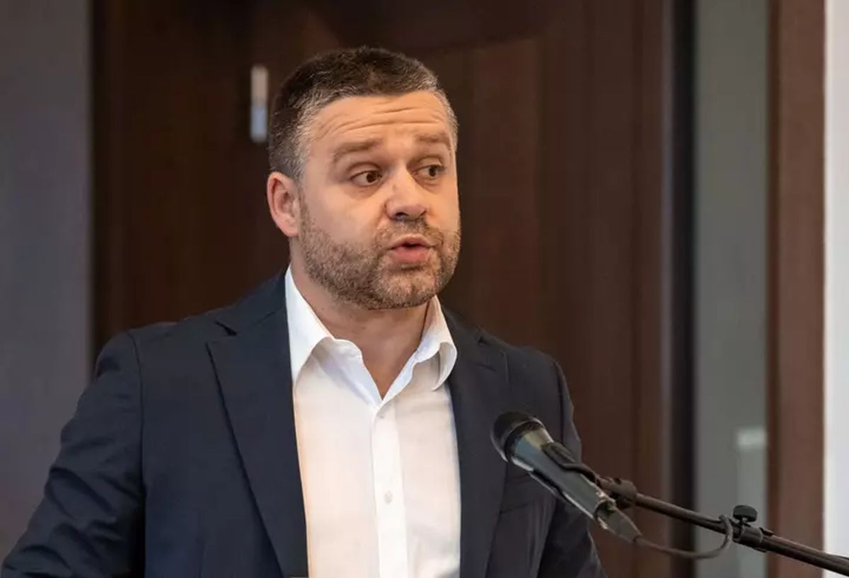 Ciprian Ciucu, primarul Capitalei, în timpul unui discurs