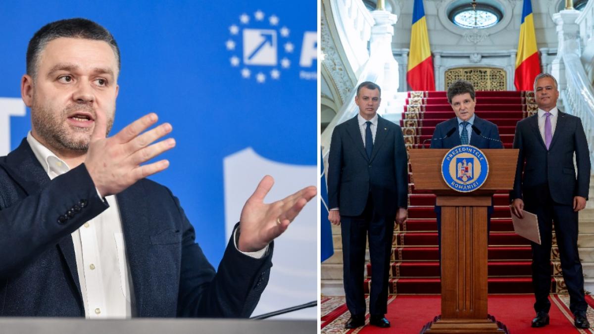Ciprian Ciucu, prim-vicepreședinte PNL, în timpul unei declarații
