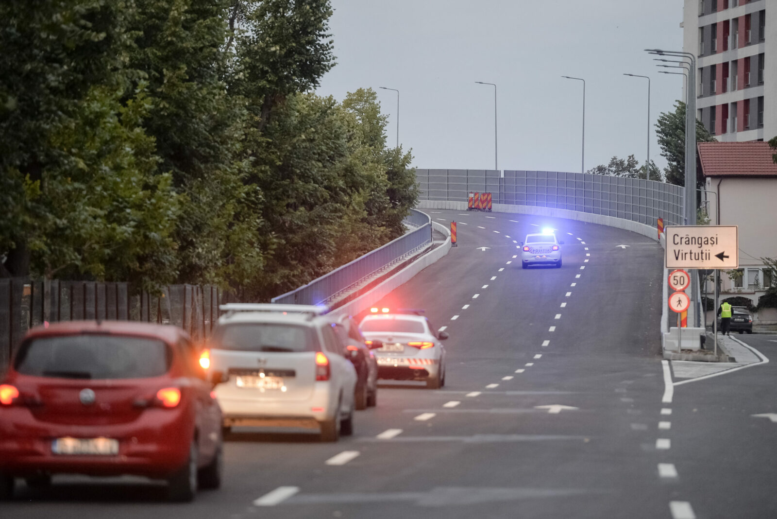 Imagine reprezentativă cu traficul pe DN 7 în zona Boița