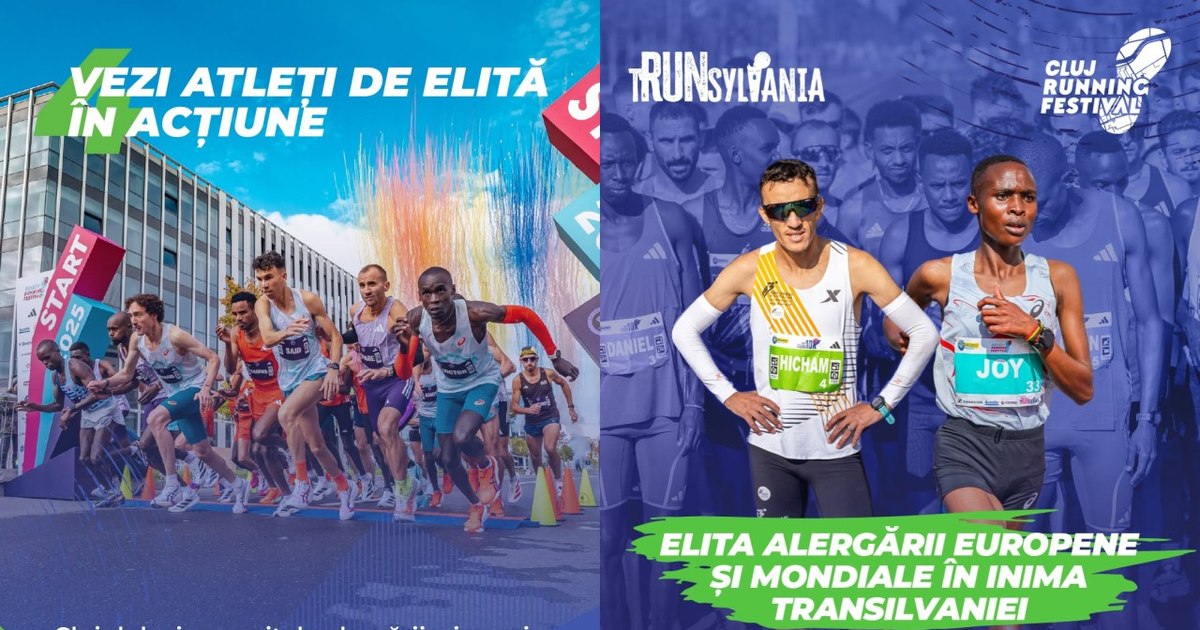Alergători la startul cursei tRUNsylvania International 10K Cluj