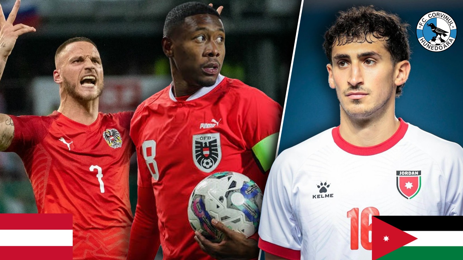 CM 2026: Austria învinge Iordania cu 3-1, fundașul Corvinului Abualnadi titular modest