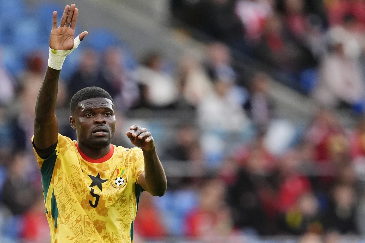 Thomas Partey în tricoul naționalei Ghanei
