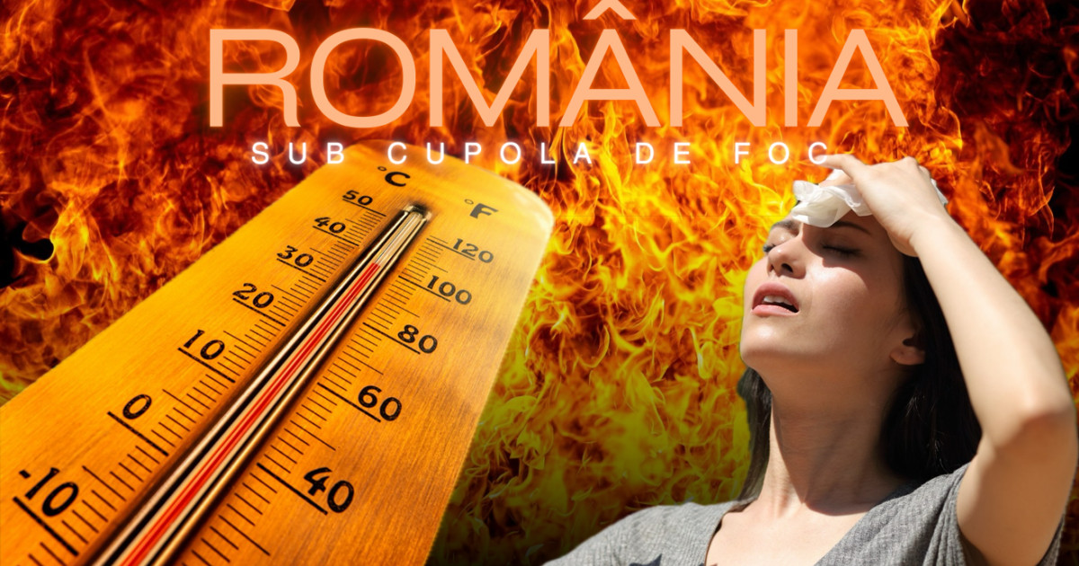 Hartă cu cod roșu de caniculă în România