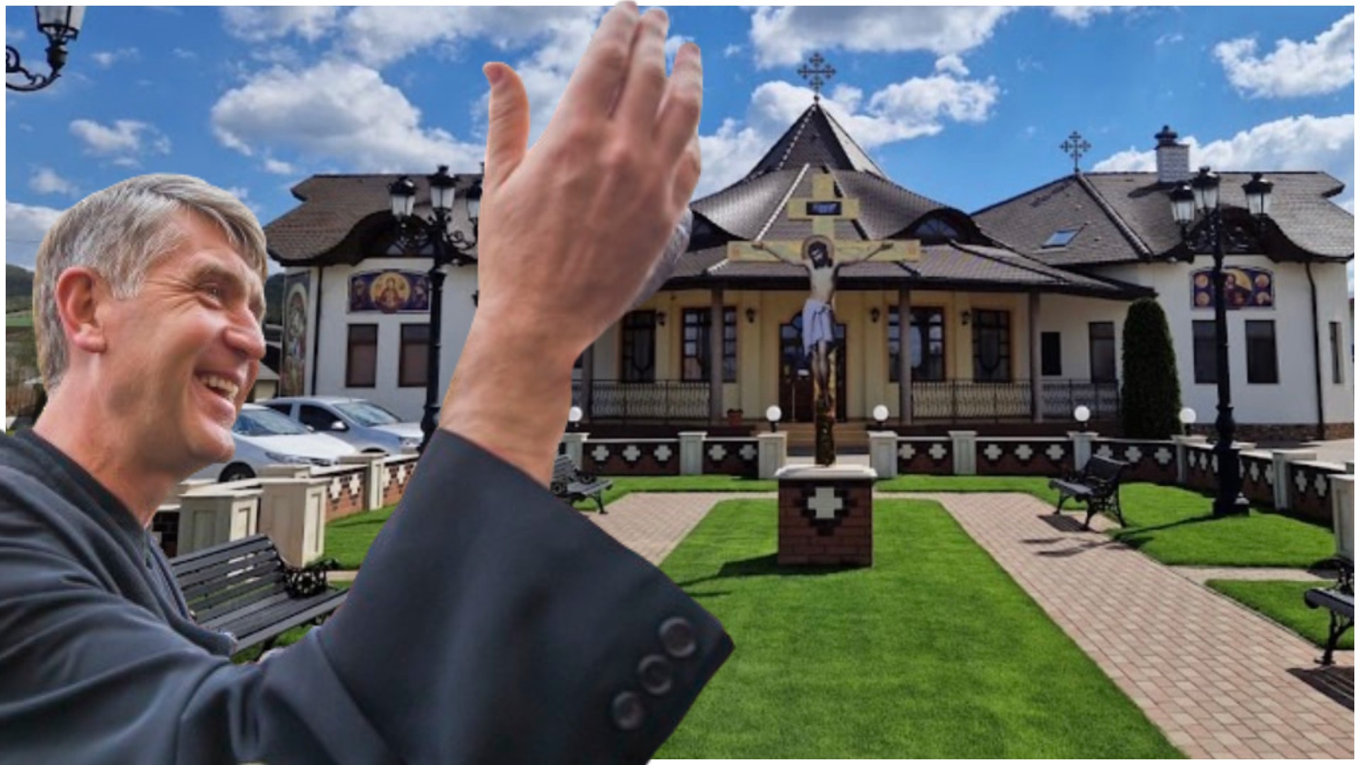 Cristian Pomohaci, datorii la curent la mănăstirea neautorizată, deși avea 1,7 milioane euro acasă