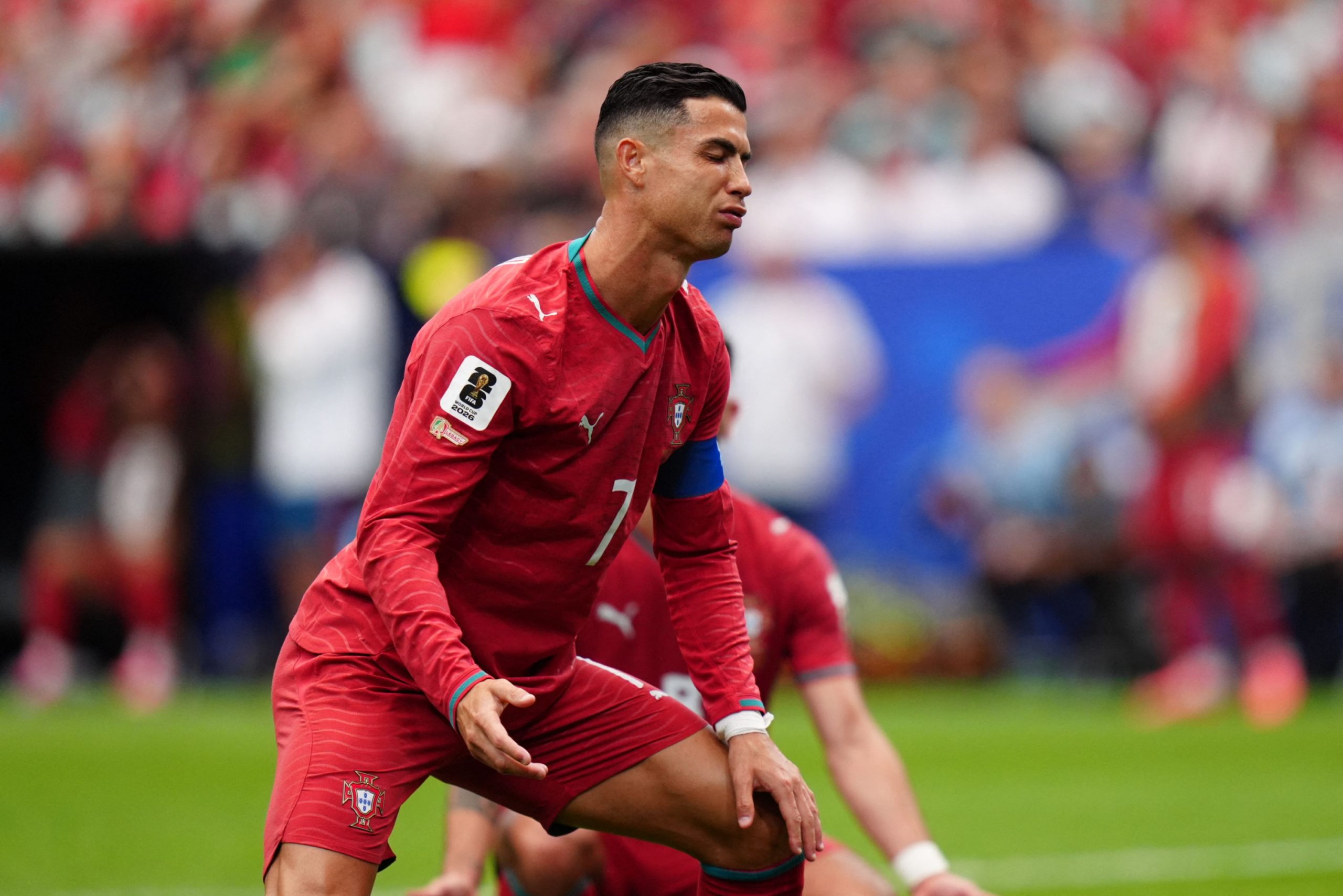 Cristiano Ronaldo în timpul meciului Portugalia – RD Congo