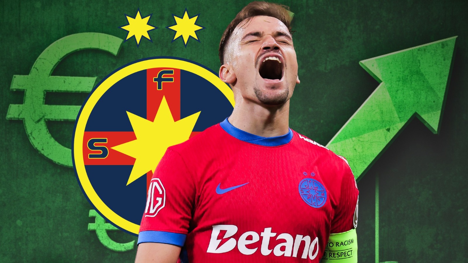 Darius Olaru a câștigat peste 1,5 milioane de euro la FCSB în șase ani și jumătate