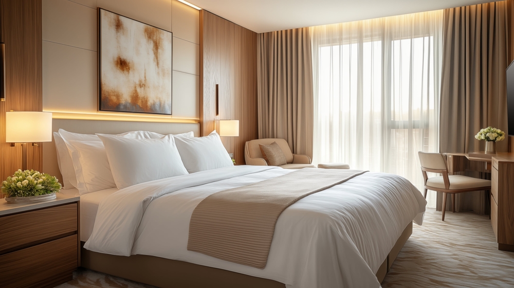 Prosop rulat sub ușa unei camere de hotel