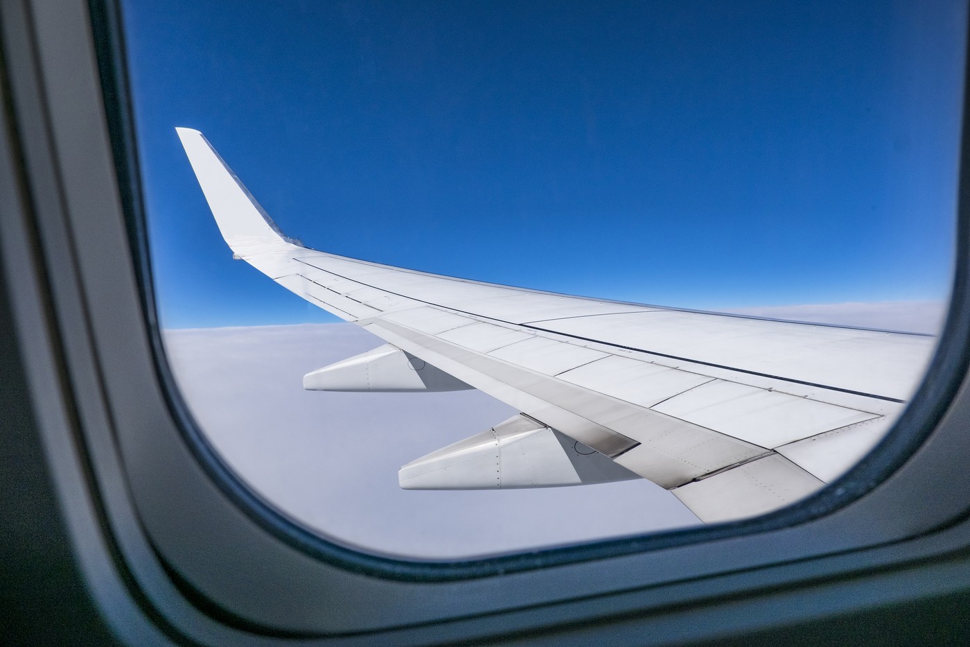 O minge de tenis verde în mâna unui pasager, în timpul unui zbor cu avionul
