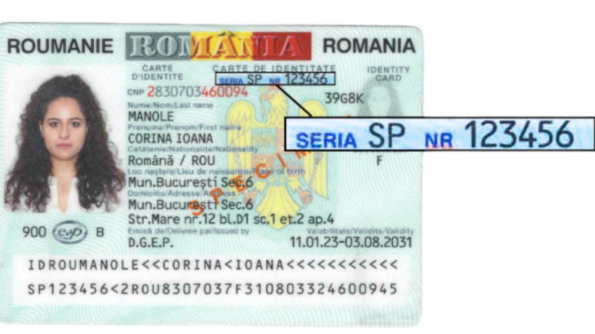 Cartea de identitate model vechi 1997