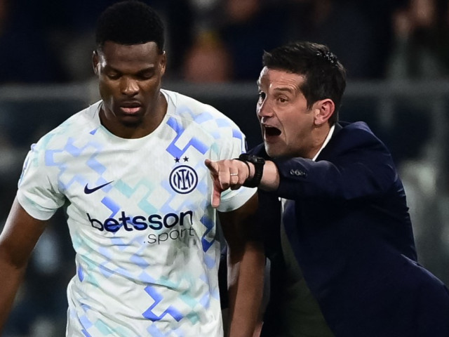 Denzel Dumfries în tricoul Olandei la Cupa Mondială