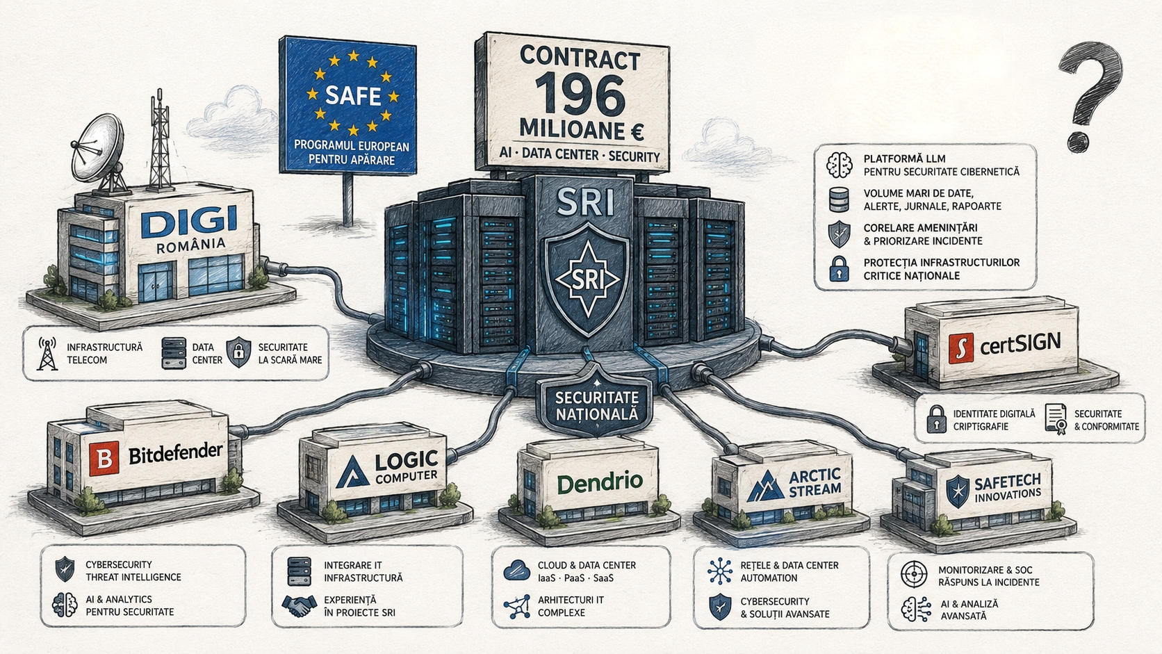 Digi a câștigat contractul SAFE de 196 mil. euro cu SRI. Cine ar fi putut concura?