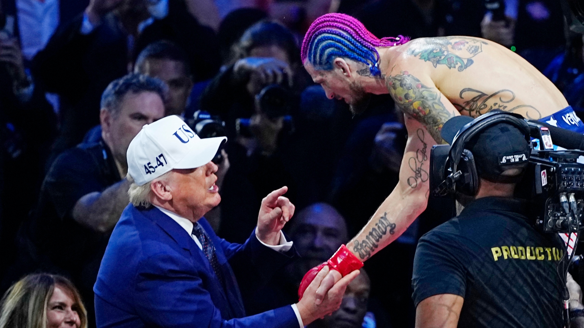 Donald Trump în ringul UFC la Casa Albă