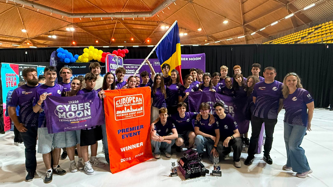 Elevii de la Colegiul Loga din Timișoara, campioni europeni la robotică FIRST Tech Challenge