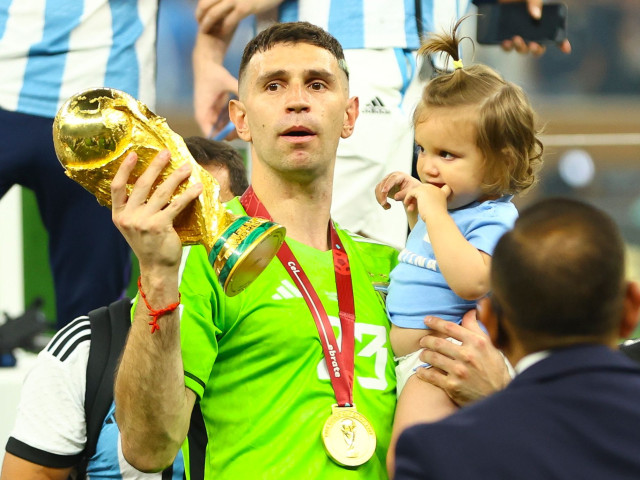 Emiliano Martinez în acțiune la meciul Argentinei