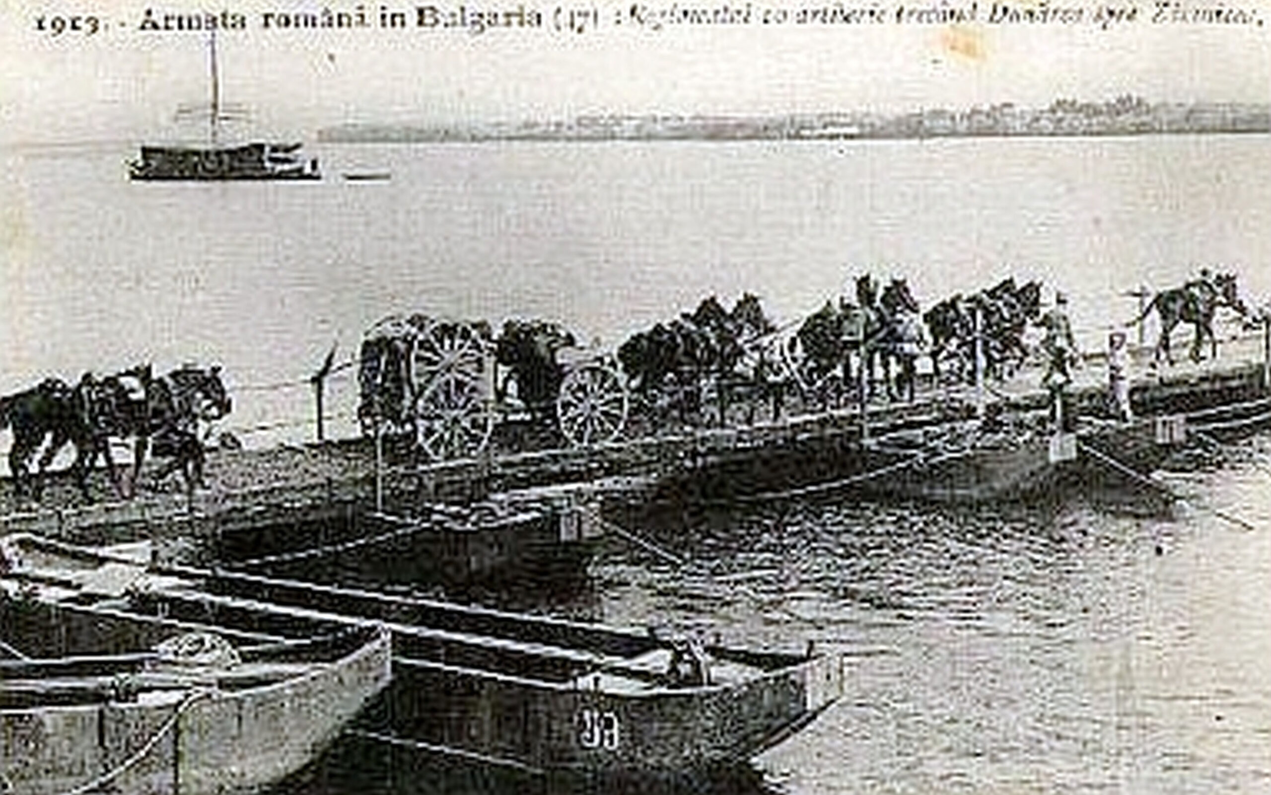 Harta Dobrogei și a Balcanilor în 1913
