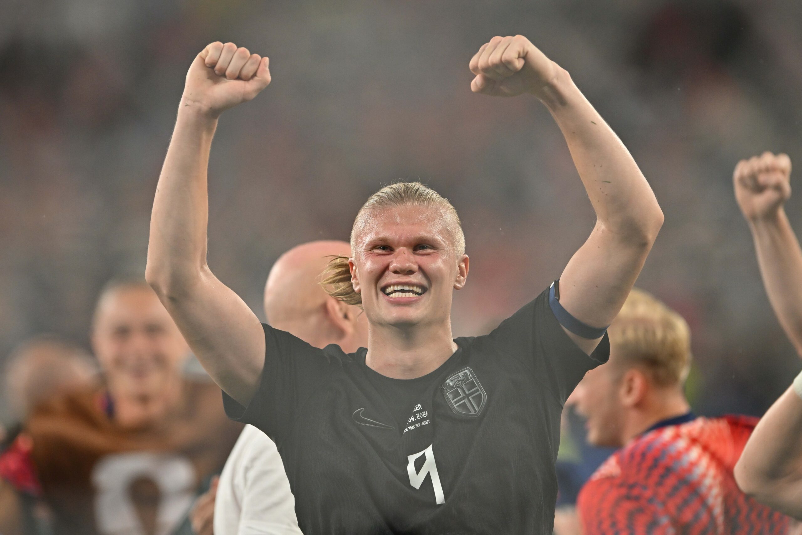 Erling Haaland sărbătorind un gol pentru Norvegia la Cupa Mondială 2026