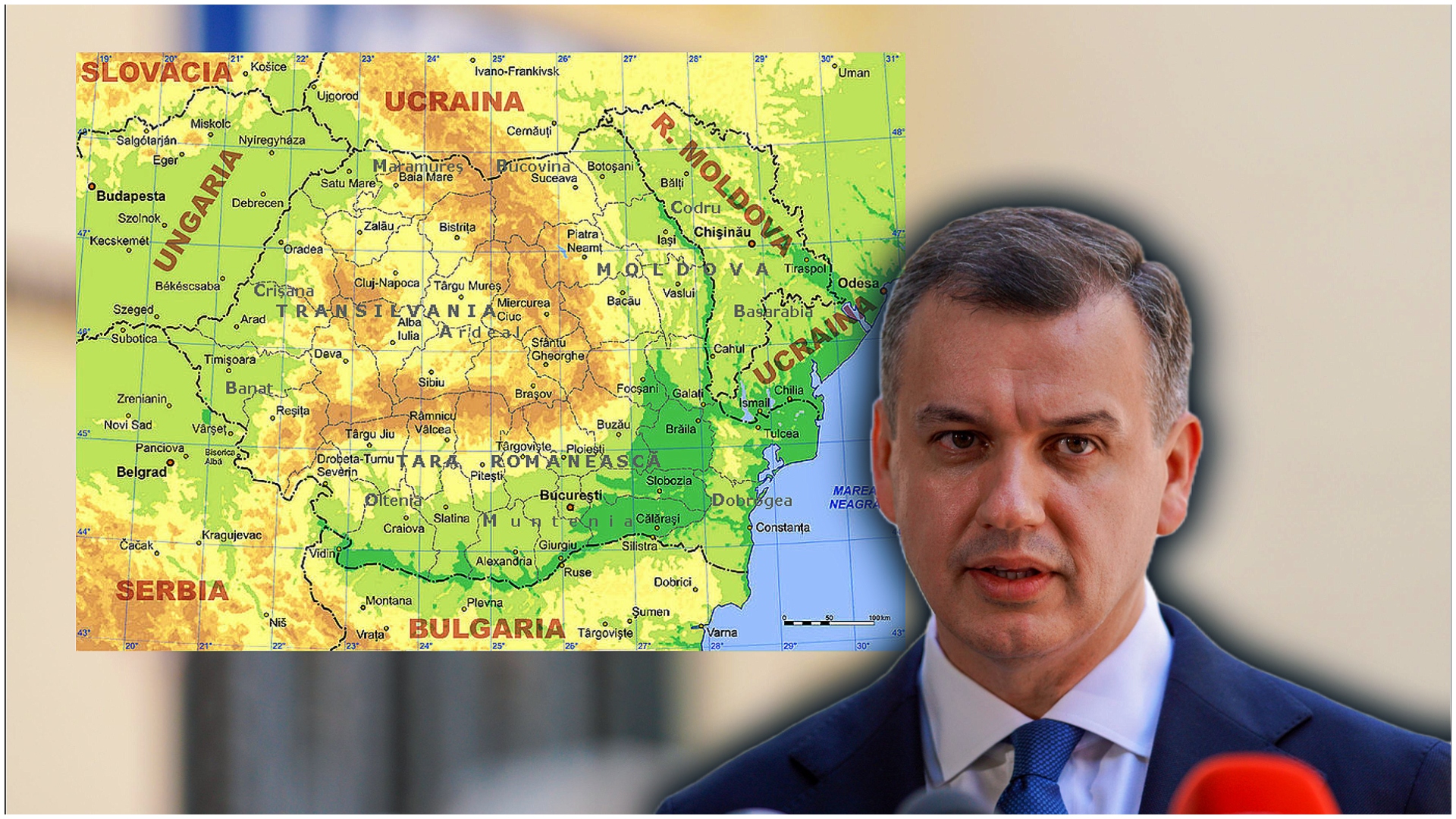 Eugen Tomac la o conferință de presă