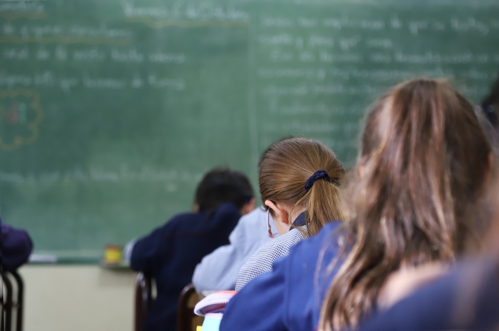Elevi la examenul de Evaluare Națională