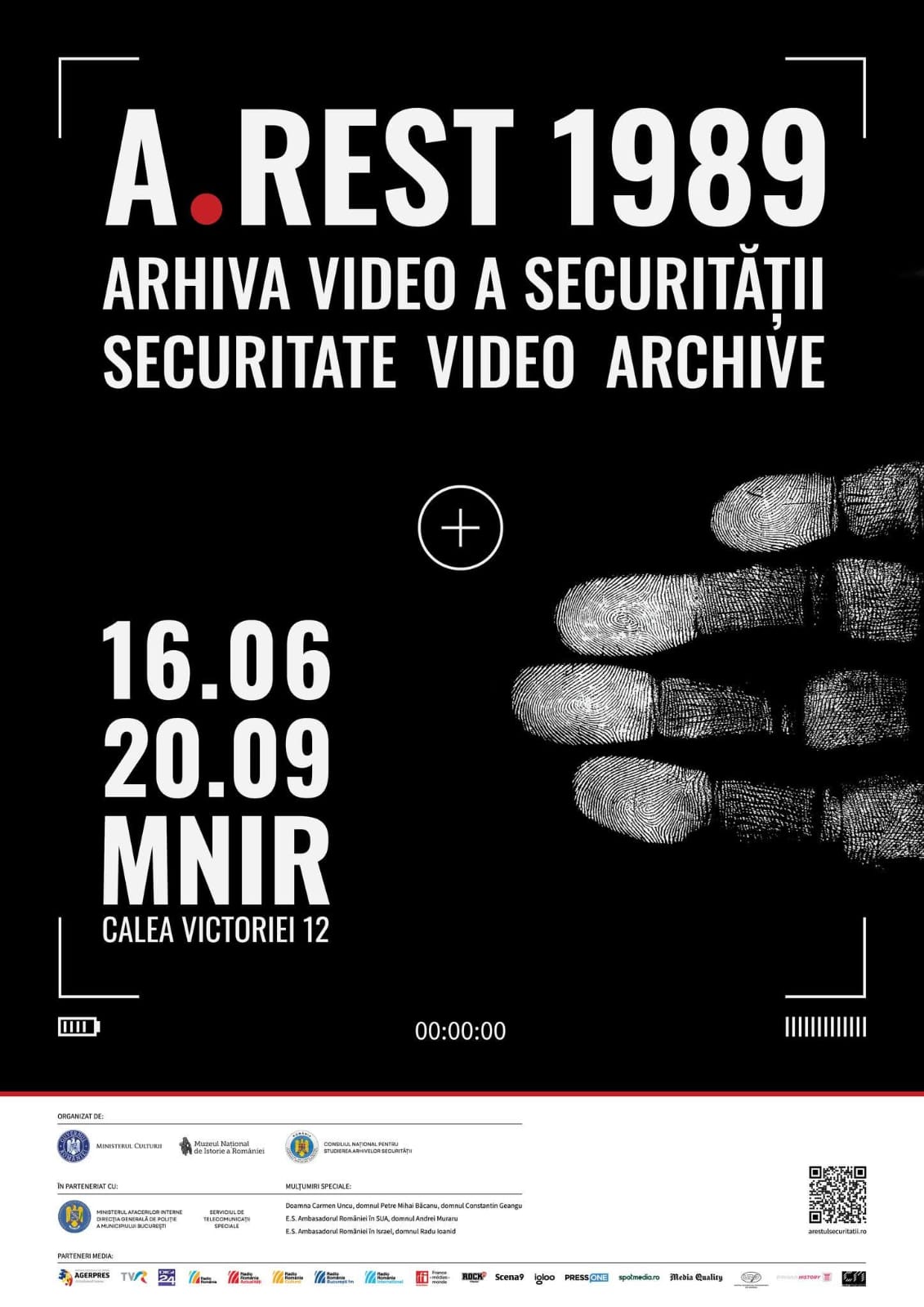 Expoziția „A.REST 1989 – Arhiva video a Securității” se deschide la Muzeul Național de Istorie a României pe 16 iunie 2026