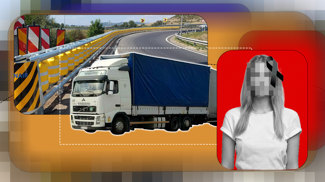 Autostrada A1 în zona Săliște, locul accidentului mortal