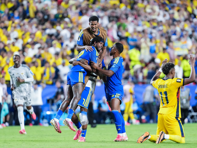Jucători ai Curacao sărbătoresc după remiza cu Ecuador la Cupa Mondială 2026